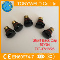 TIG welding torches spares parts short back cap 57Y04